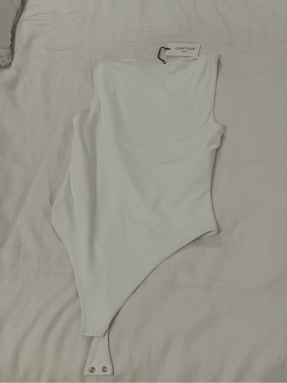 Aritzia Contour White Bodysuit